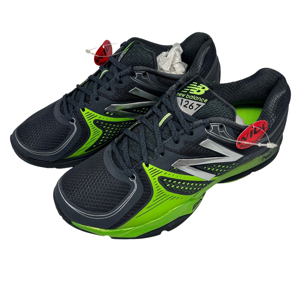 Shoes New Balance 1267 Men Size 7 4E X-Wide Gray Green MX1267BY Training Sneaker